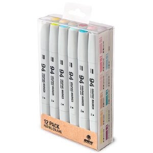 MTN 94 Graphic Marker 12-Set Pastel