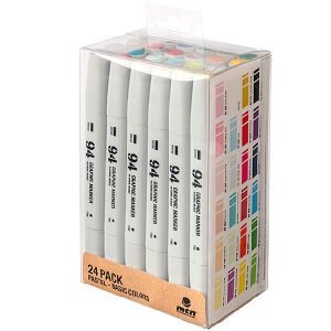 MTN 94 Graphic Marker 24-Set B (Basic plus pastels)