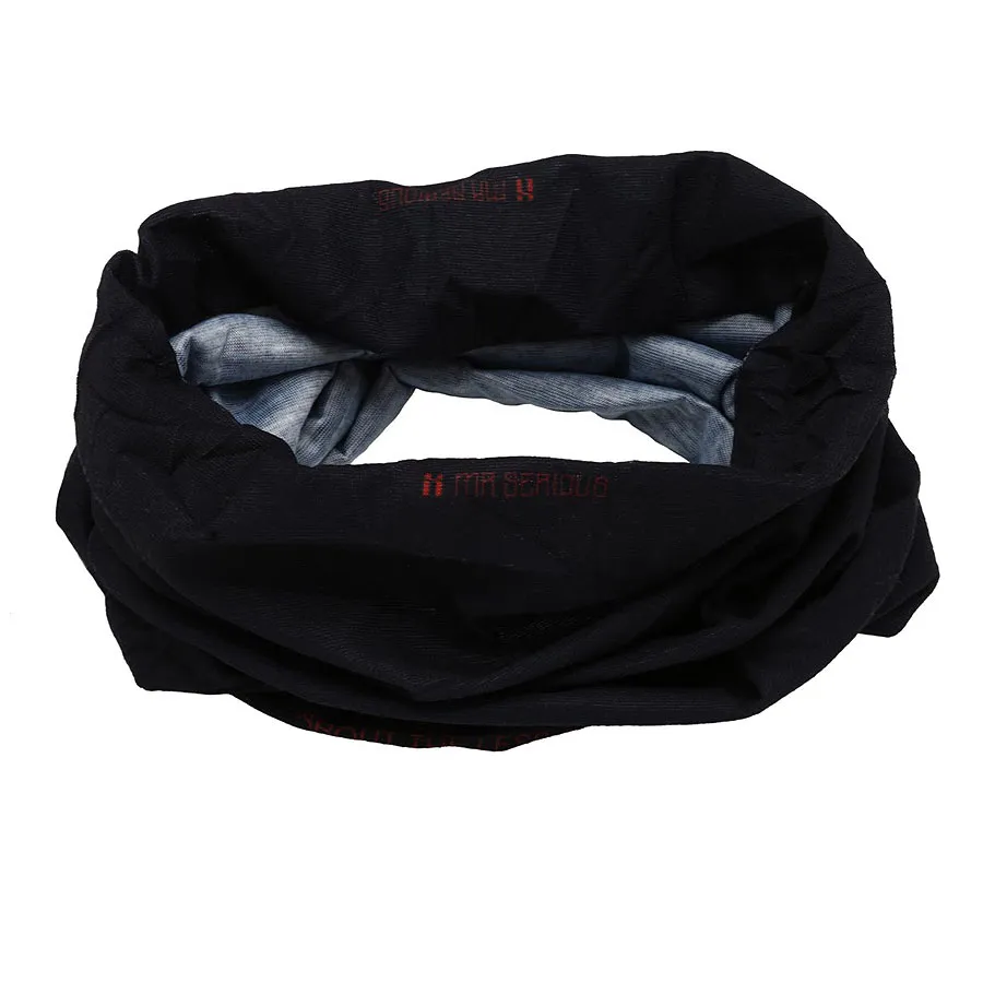 Mr. Serious Tunnel Scarf Black